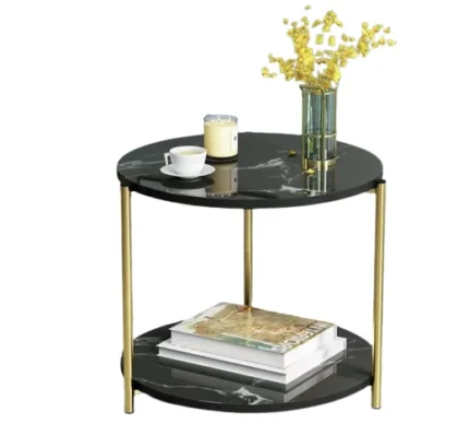 Guéridon pour salon , de couleur noir