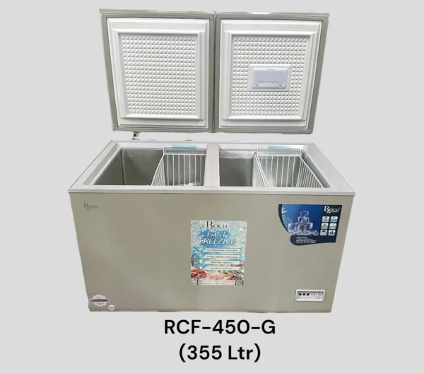 CONGÉLATEUR ROCH RCF- 450 - G - 355L - Gris - 6 mois