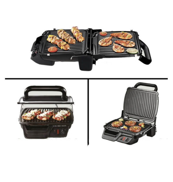 Tefal Ultra Compact Grill électrique, Position barbecue, 2000 W, Cuisson saine