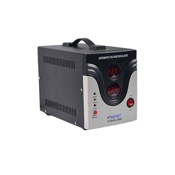 Régulateur de Tension - Fiabtec - FTAVRL-2000 - 220V AC, + ou - 10%, 50Hz - 2000VA - 06 Mois de garantie