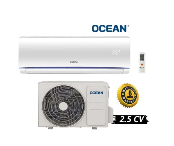OCEAN – CLIMATISEUR – 2.5CV – 18000 BTU - 6 mois garantie