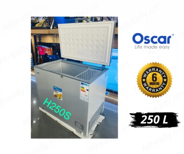 Congélateur coffre - OSCAR -OSC 290 - 198 Litres - Argent - 06 Mois