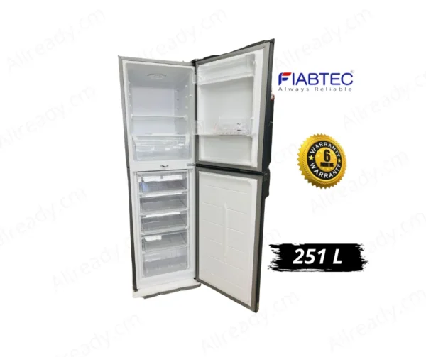 Réfrigérateur FIABTEC -FTTMS -430DF - 251L - Gris Clair - 06 mois de garantie