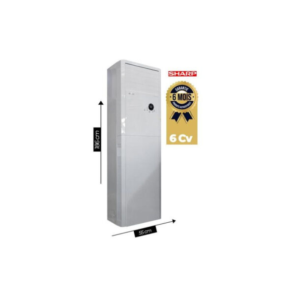 Climatiseur Armoire - OSCAR- 48000Btu - 6Cv - R410 - 6 - Blanc- mois de garantie