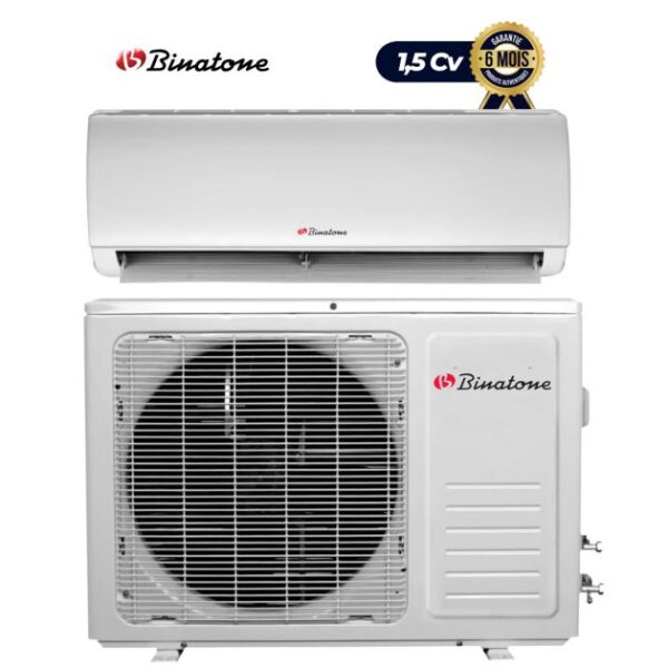Climatiseur Inverter Binatone 1.5 CV 12000BTU - Blanc- garantie 6 mois