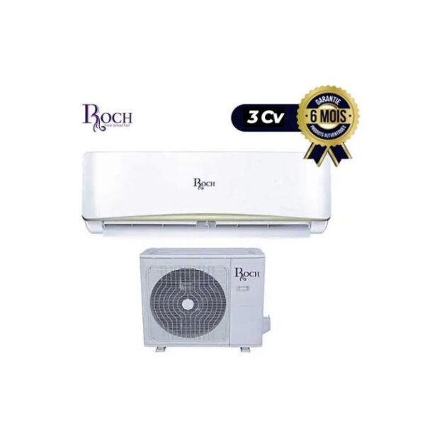 Climatiseur Split - ROCH - 24000BTU - 3CV - R410- 6 mois garantie