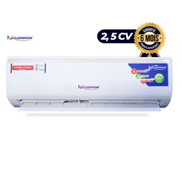 Climatiseur Split - Millennium - ACS18K-ML - 18000 BTU - 2.5 CV - R410A - Blanc - Garantie 6 mois