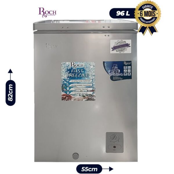 Congélateur Coffre - ROCH - RCF-125-E - Economique - 90 Litres - Classe climatique T - Garantie 6 mois