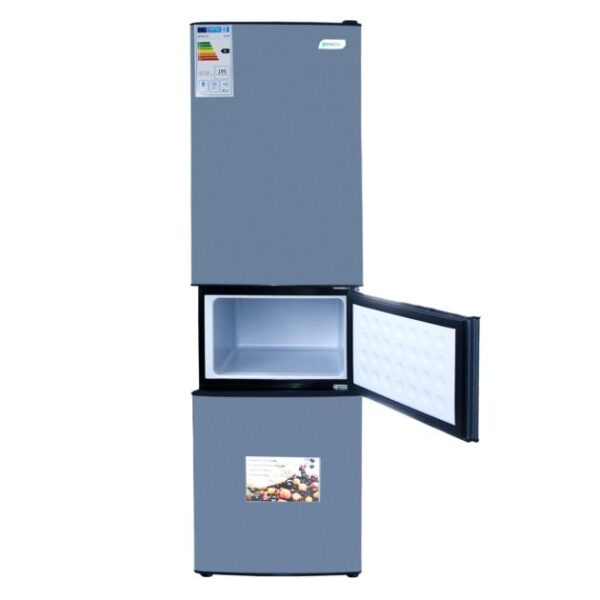 Réfrigérateur à deux battants - INNOVA - IN369 - 250 Litres - Classe énergétique A+ - Gris - Garantie 6 mois - Image 2