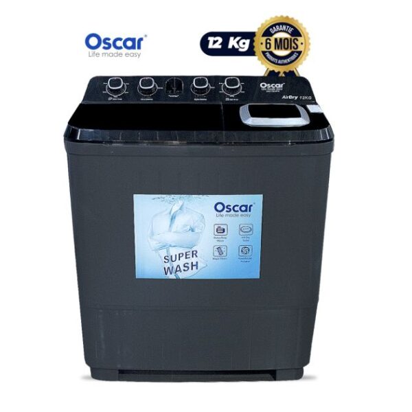 Oscar Machine à laver semi-auto OSC-TTB-XP12 12kg