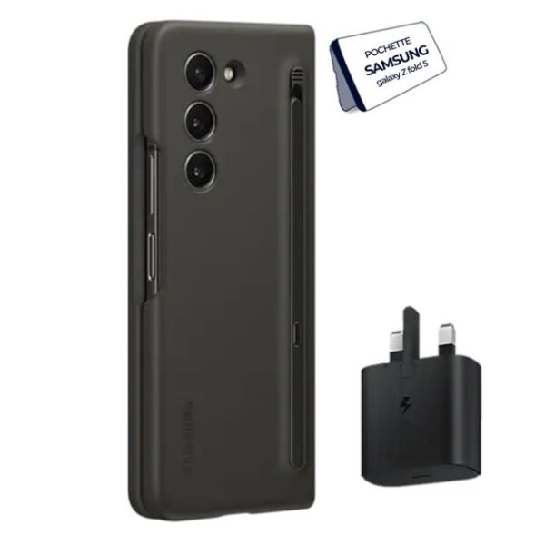 Pack Pochette + Boitier 25w ( Starter pack ) pour Samsung Galaxy Z Fold 5