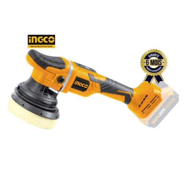 Polisseuse d'angle INGCO APLI2002 - Au Lithium-ion - 2000-4800 tr|min - 20 V - 6 Mois