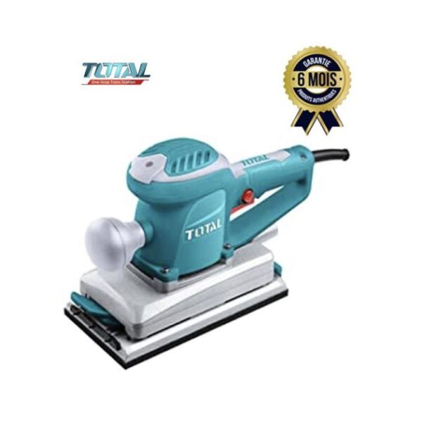 Ponceuse orbitale professionnelle - TOTAL TF1302206 - 350 W - 06 mois de garantie