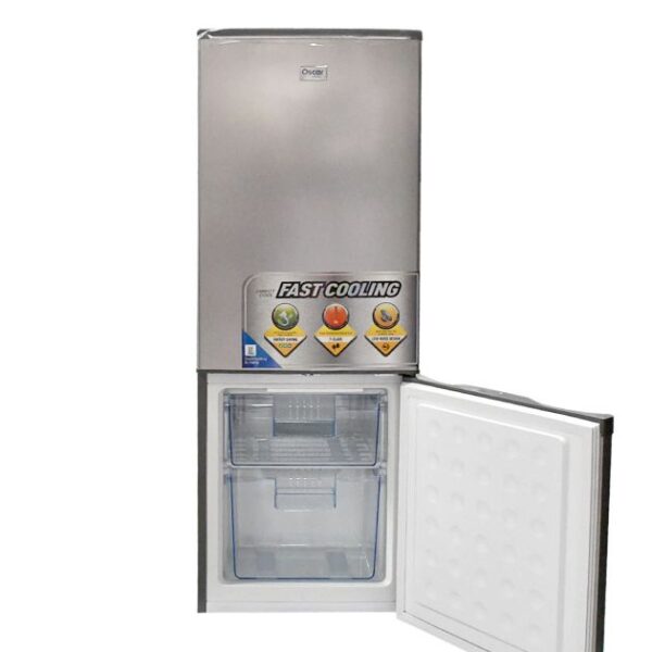 Réfrigérateur Oscar Combiné- 136 Litres – OSC-R170S C- Gris – Garantie 6 Mois